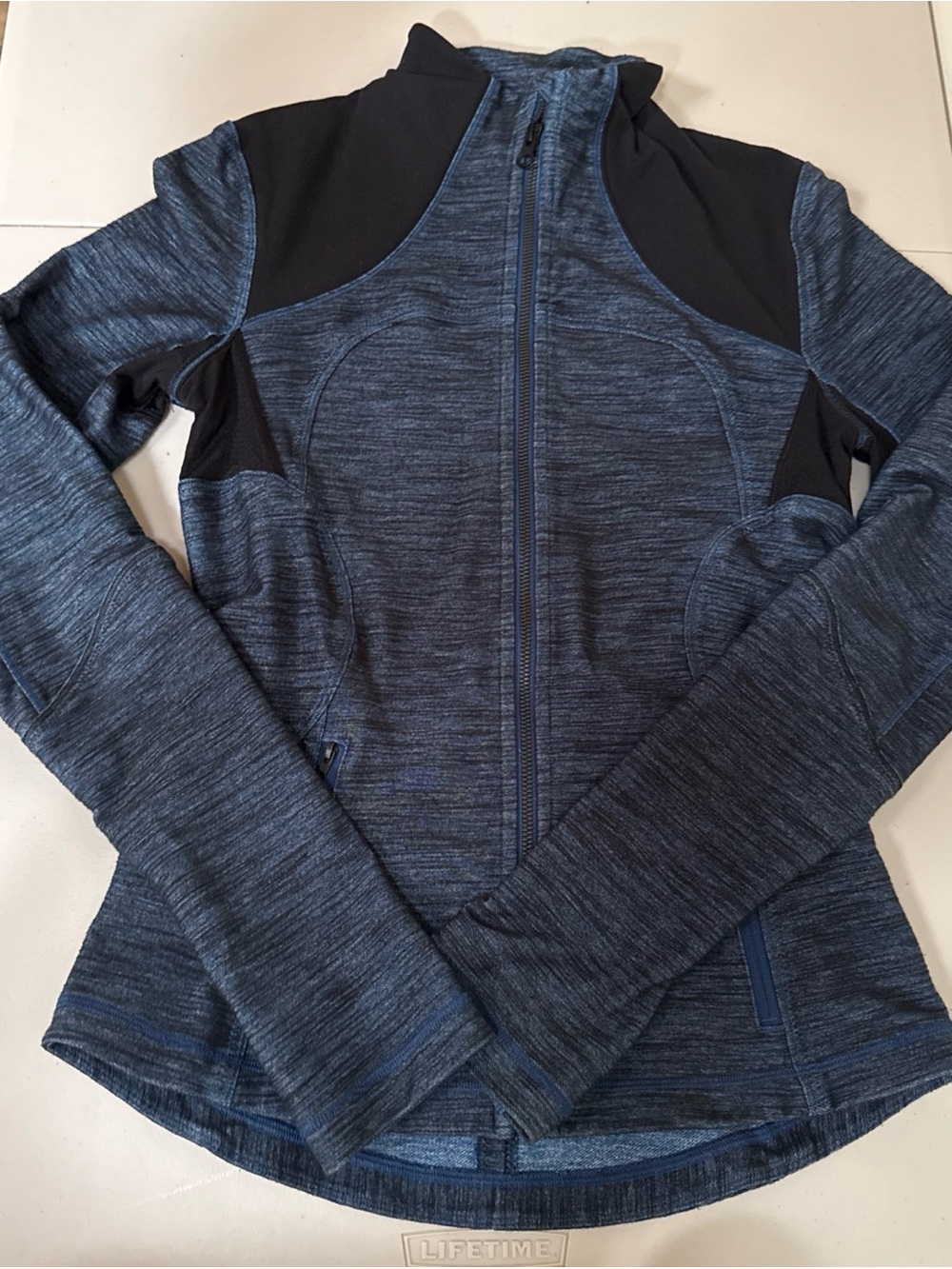 Lululemon Define Jacket Blue Denim Black Size 6